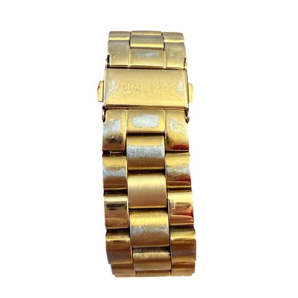 Michael Kors Watch MK5160 Runway Gold Tone Stainless Steel Analog Face Women\'s